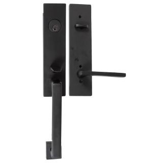 Davos Single Cylinder Keyed Entry Brass Modern Handleset | Build.com, Inc.