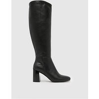 Schuh Devlin Knee High Boot - Black | Very (UK)