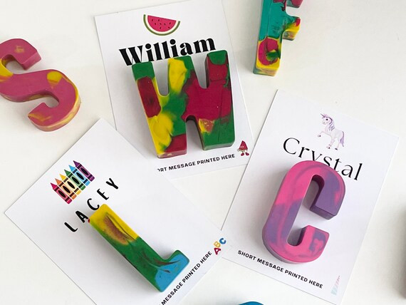 End of the Year  Student Gifts  Crayon Letters  Gift From | Etsy | Etsy (US)