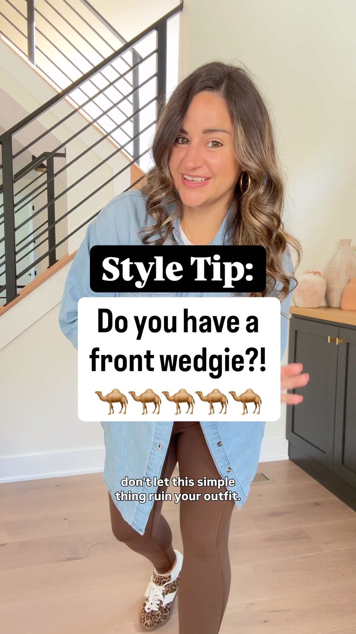 Avoid the front wedgie aka camel toe with these anti camel toe things!

The extra padding helps to smooth and even offer extra coverage! 

True to size

Comfy thong, padded thong, padded underwear, midsize, over 30 style, petite 

#LTKPetite #LTKStyleTip #LTKMidsize