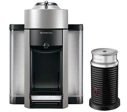 DeLonghi Nespresso Vertuo Coffee Espresso Machine w/ Frother | QVC