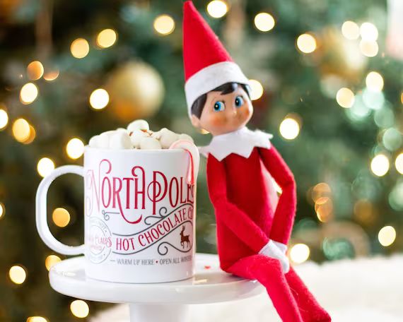 Kids hot cocoa Christmas mug, Personalized hot chocolate mug, Personalized Christmas gift for kid... | Etsy (US)