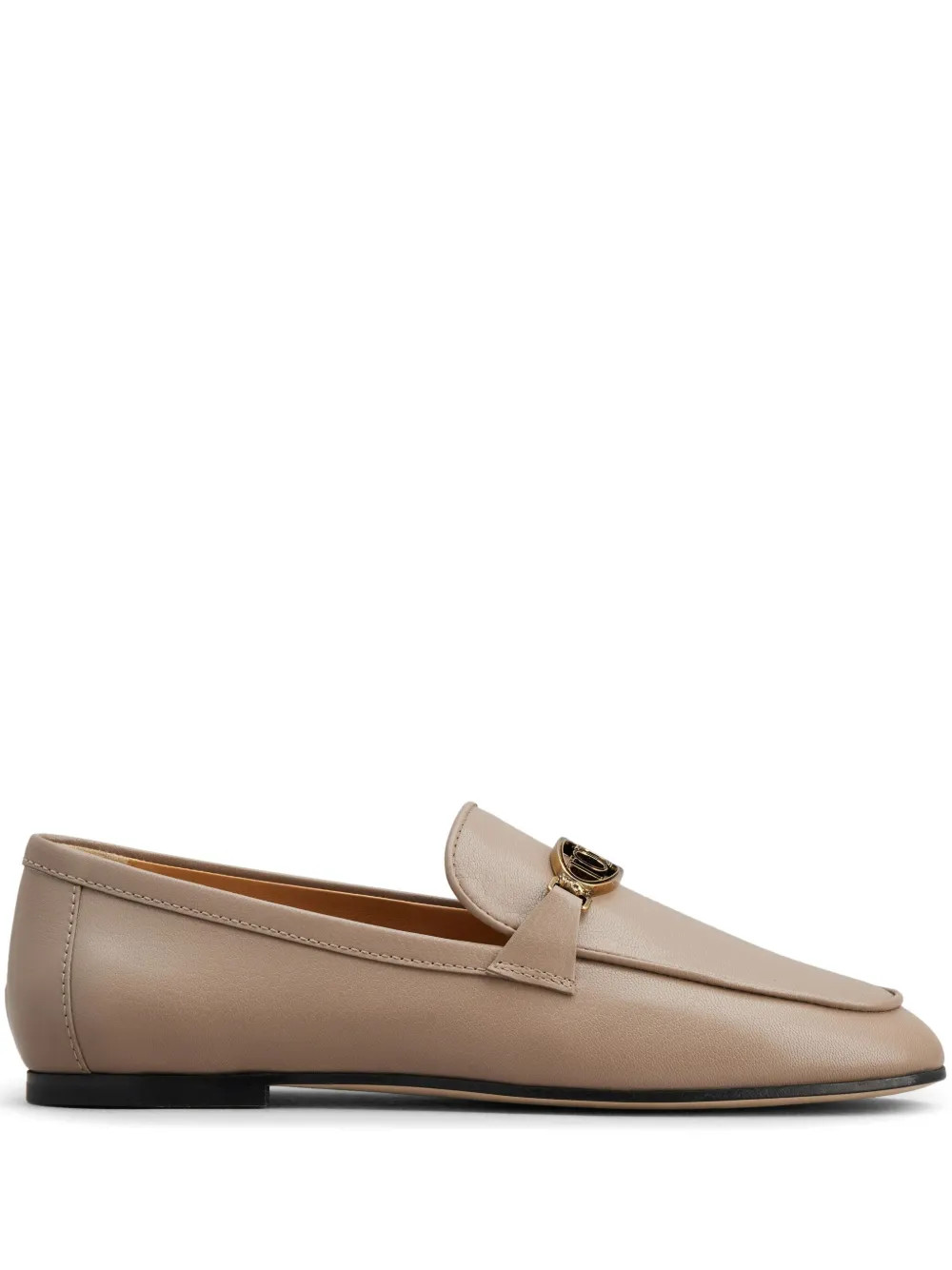 Tod's logo-plaque Leather Loafers | Neutrals | FARFETCH UK | Farfetch Global