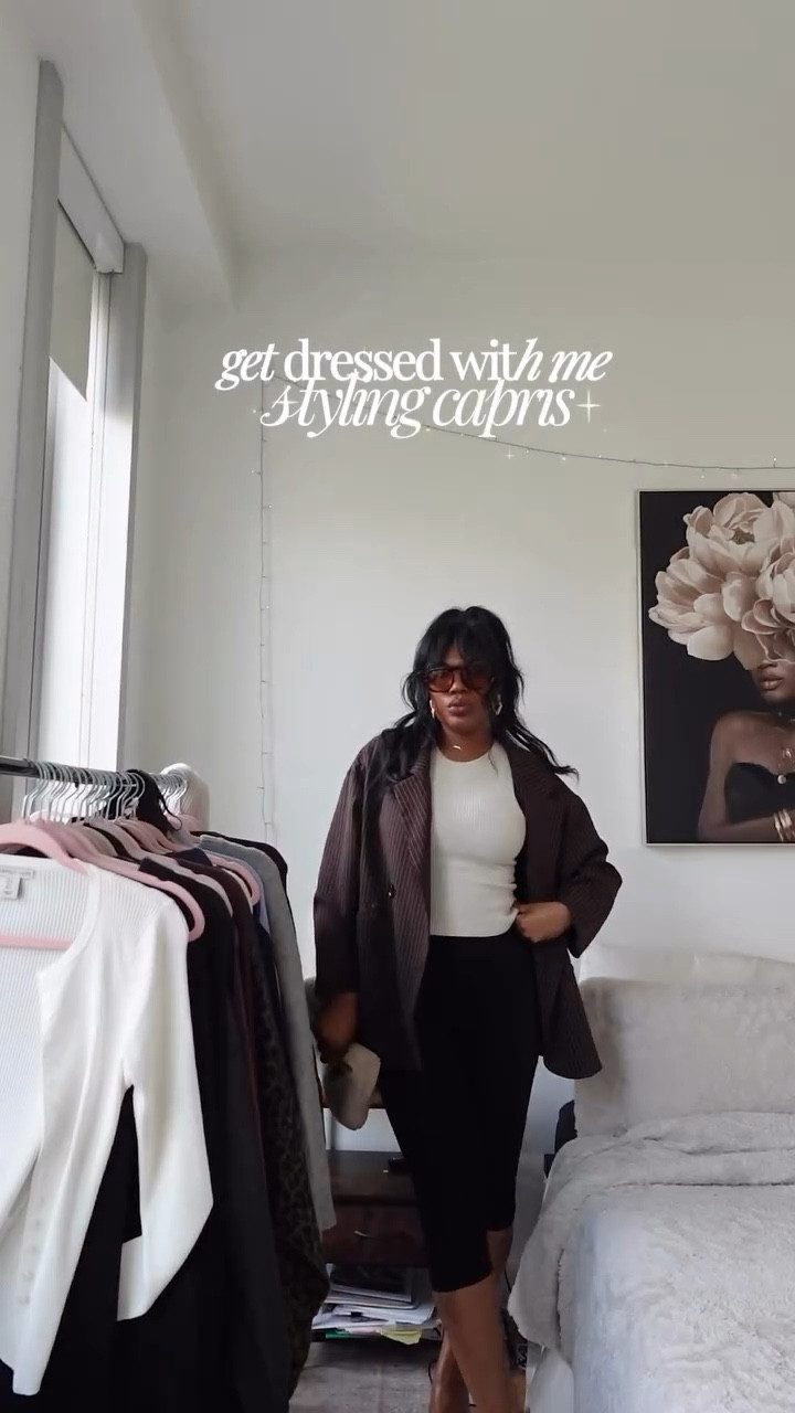 back to regularly scheduled programming… capris for spring truly GROUNDBREAKING 🫶🏾 
link in my bio to shop this fit 
*
*
get dressed with me, spring outfit, spring ootd, capris outfit, outfit inspo 
#getdressedwithme #grwm #caprisoutfit #springootd #springoutfit