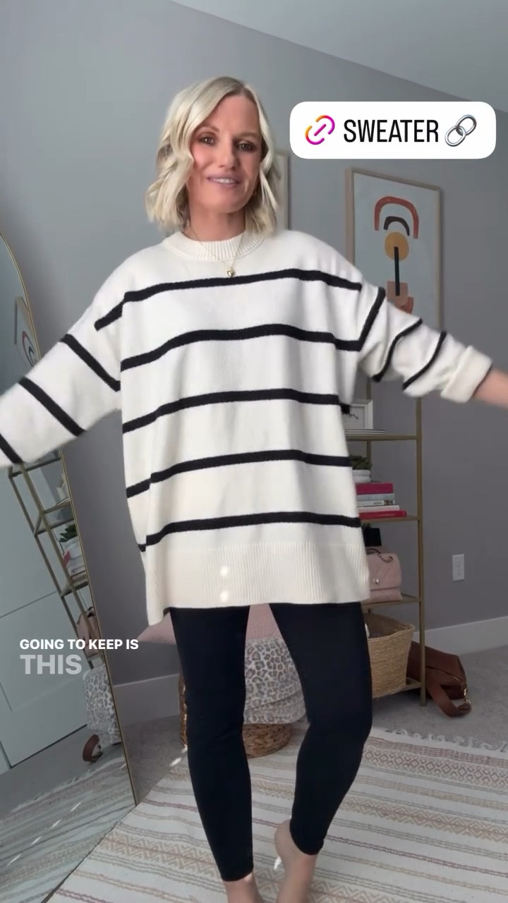 I love this cozy long tunic from Aerie! It pairs perfectly with leggings! I’m wearing a small! 

#LTKPetite #LTKOver40 #LTKSeasonal