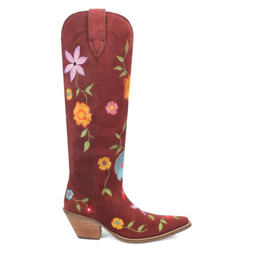 Dingo Women's Flower Power Suede Boot | Amazon (US)