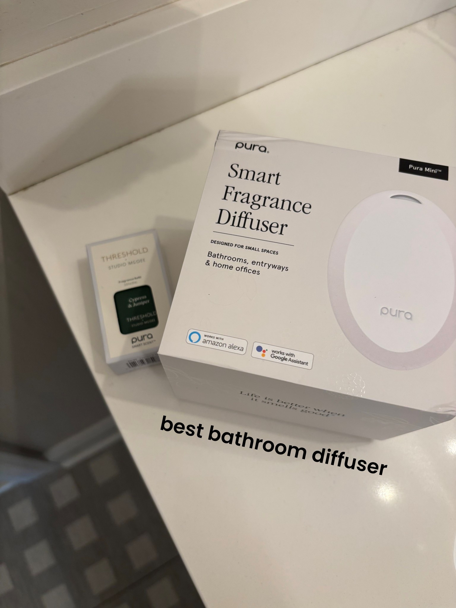 Perfect mini diffuser for the bathroom with my favorite scent