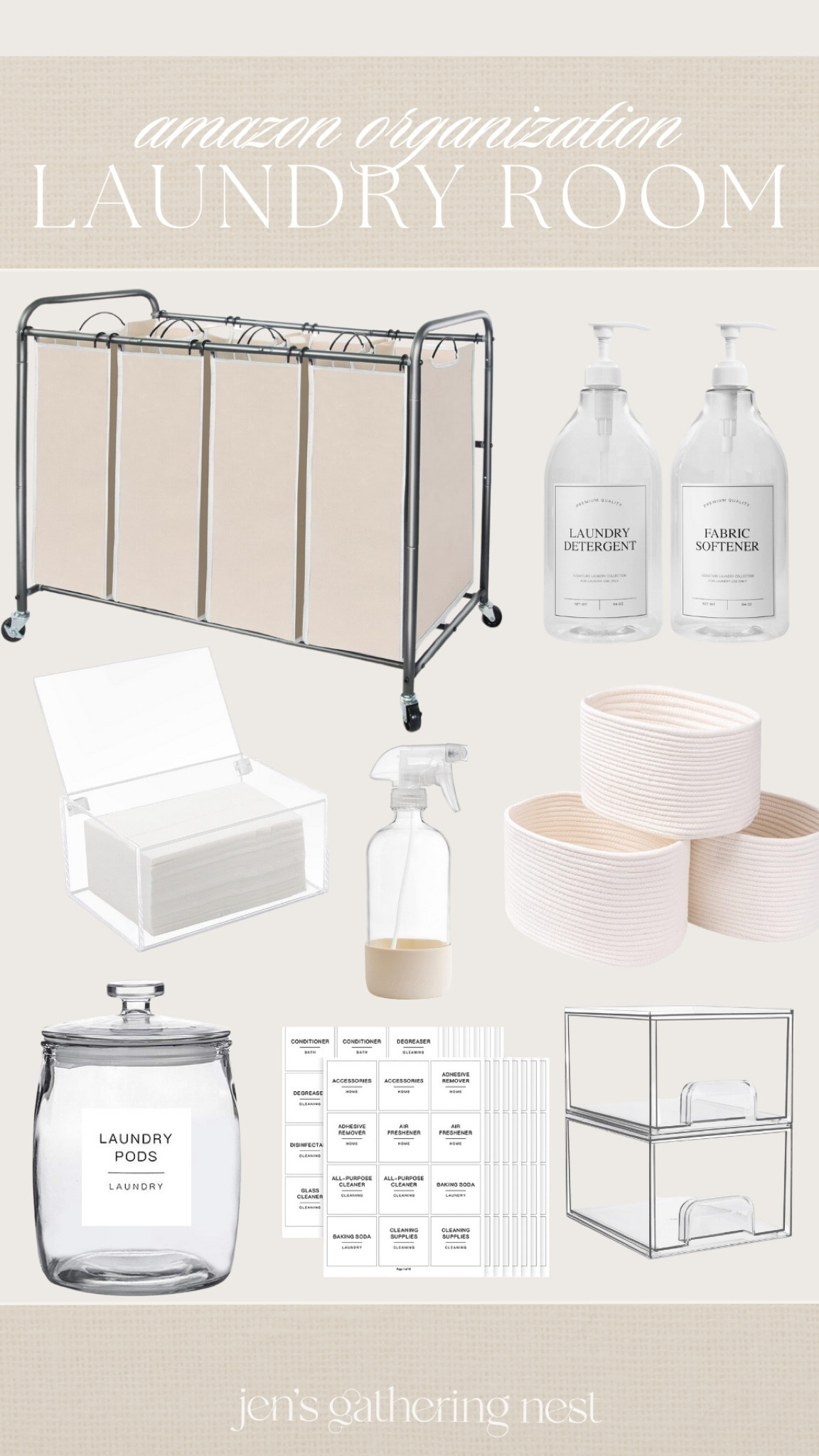 AMAZON ORGANIZATION — laundry room 🤎

#organization #homeorganization #laundryroom #linencloset #2024goals #newyearsgoals #organizewithme #amazonfinds #amazonhome

#LTKhome #LTKfindsunder50