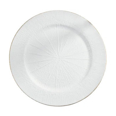 Textured Decorative Charger Plates (Set of 4) – Round Table Chargers for Dining & Entertaining, 13 | Wayfair North America