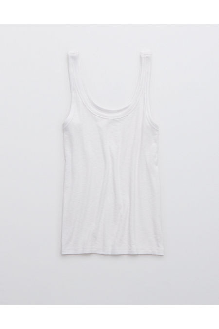 Aerie No BS Tank Top Women's White XXS | Aerie