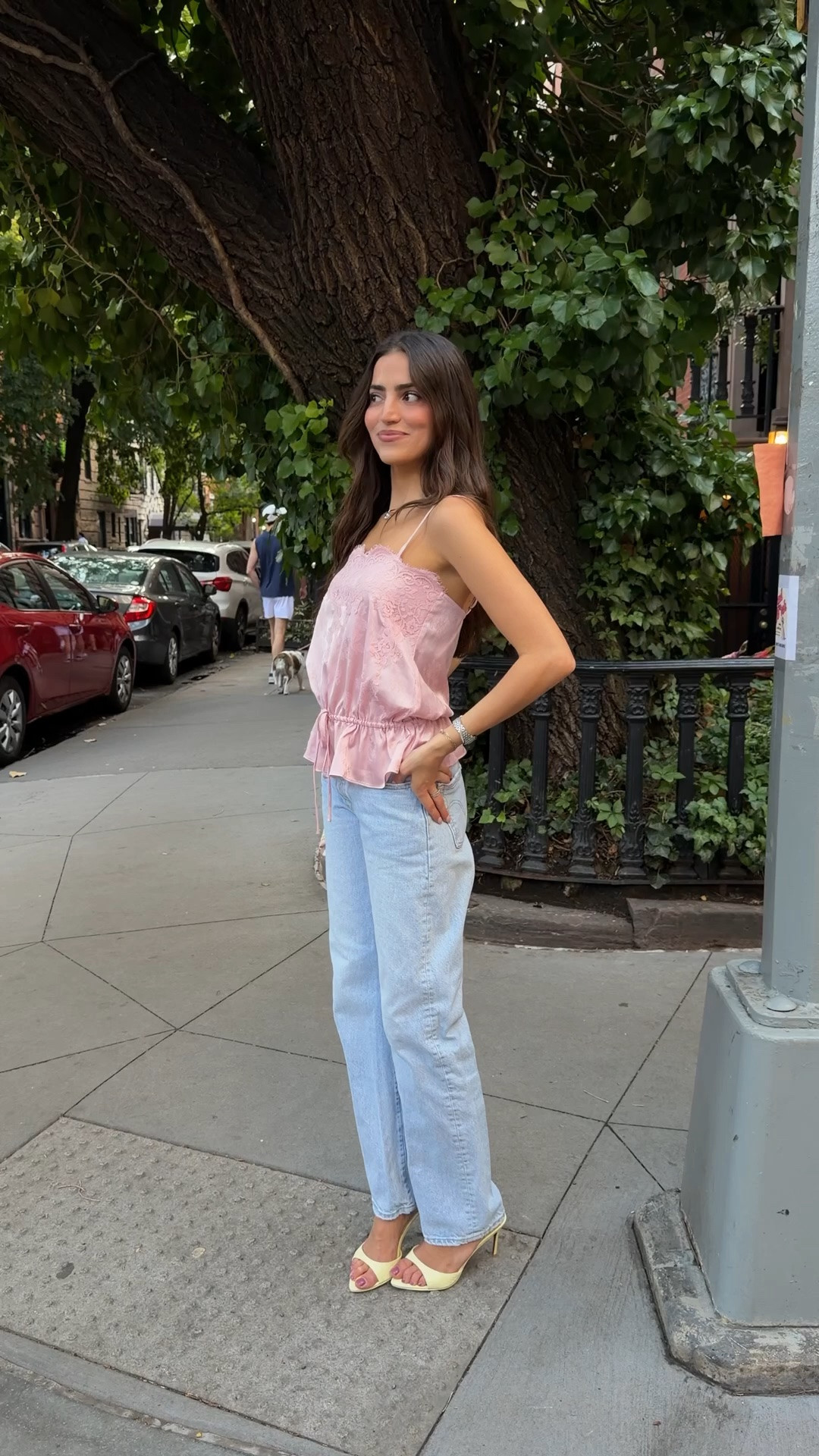 Summer outfit core 💫🌸🍋‍🟩 @levi light wash denim jeans, @Reformation  pink lace top + @Revolve  LNA bag for a pop of color to tie everything together!

Summer style
Summer outfit
Elevated casual
Casual chic
Date night outfit
Colorful accessories
Chic summer look

@abercrombie  @ulta

#LTKootd #LTKgrwm #LTKdayinmylife