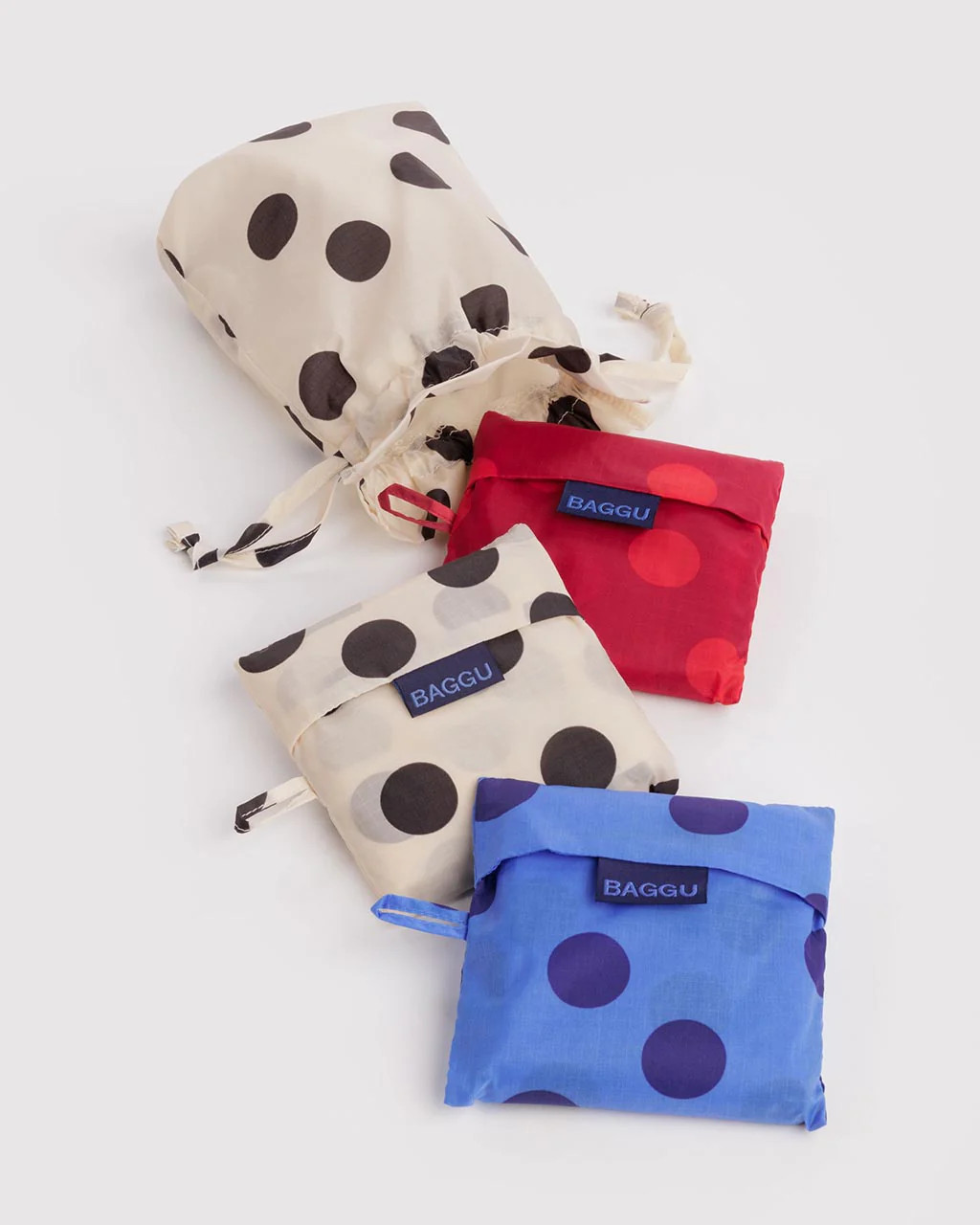 Standard Baggu Set Of 3 - Polka Dot Mix | ban.do