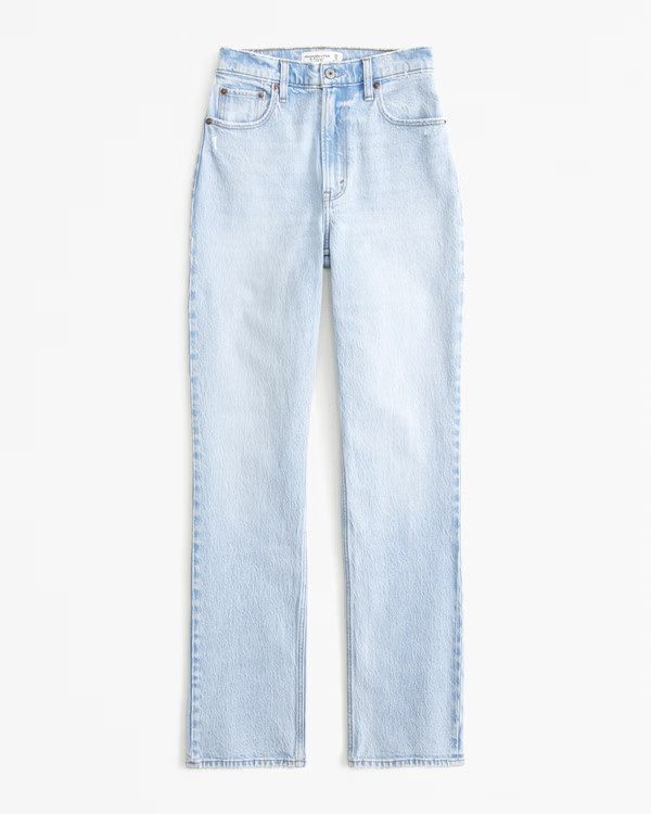 Ultra High Rise 90s Straight Jean | Abercrombie & Fitch (US)