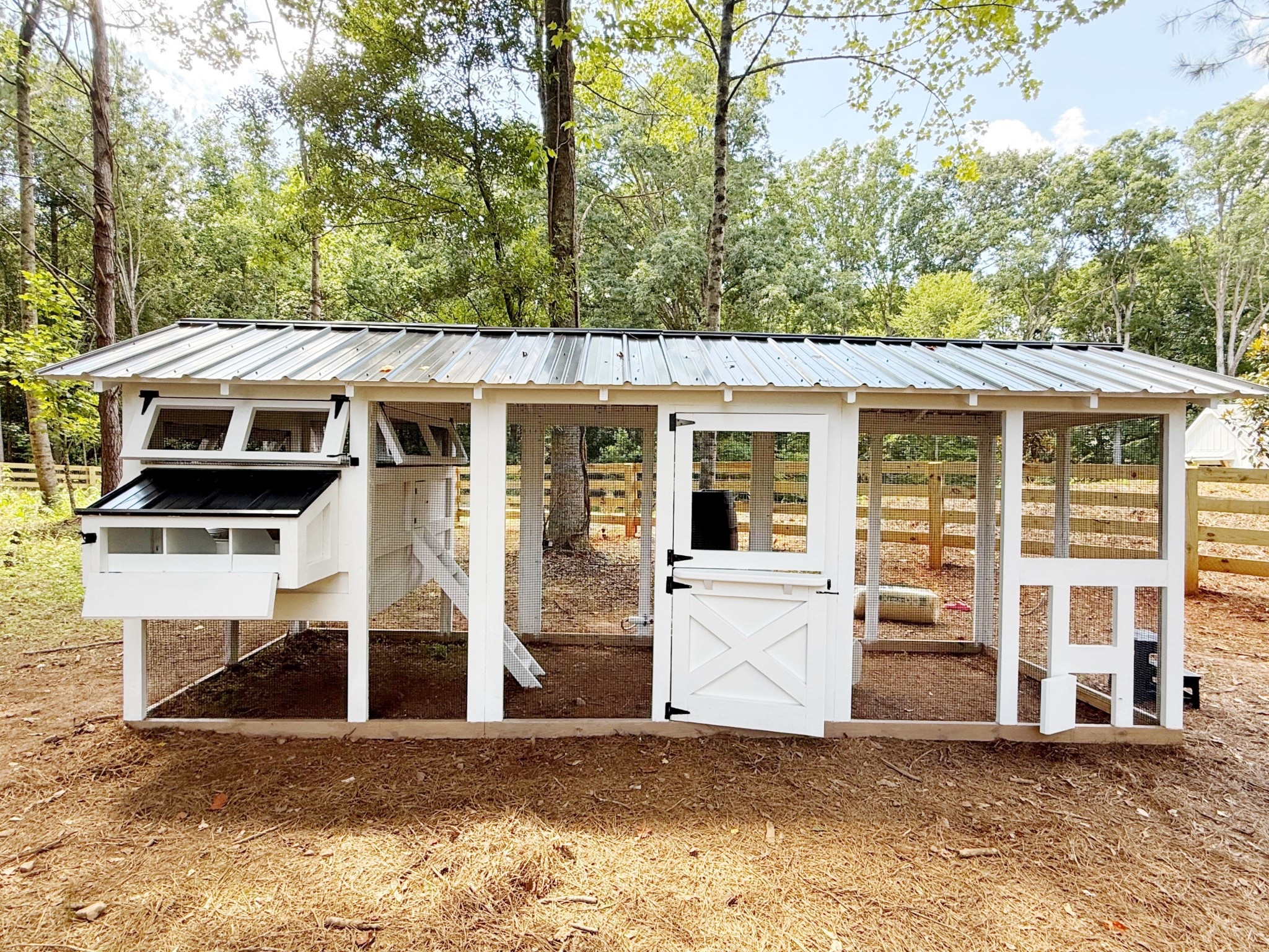 She’s here and she’s cluckin’ adorable 🐔🤍 We built our very own American Coop from Carolina Coops, and I’m officially in love. This beauty came as a kit, and we painted + assembled it ourselves to match our farmhouse style.

Inside we’re using their hemp bedding with the deep litter method—so I only have to clean it once a year 🙌🏻 Yes please! The hens are happy, the design is dreamy, and it’s the perfect low-maintenance setup for our little flock.

#BackyardChickens #CarolinaCoops #ChickenCoopInspo #FarmhouseVibes #PorcheAndCo #LTKFarmhouse #DIYChickenCoop #HempBedding #DeepLitterMethod #ModernHomestead #ChickenMomsUnite #ChickenKeepingSimplified

#LTKStyleTip #LTKHome #LTKFamily