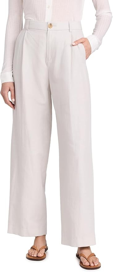 Vince Women's High Waisted Casual Tailored Wide Leg Pants | Amazon (US)