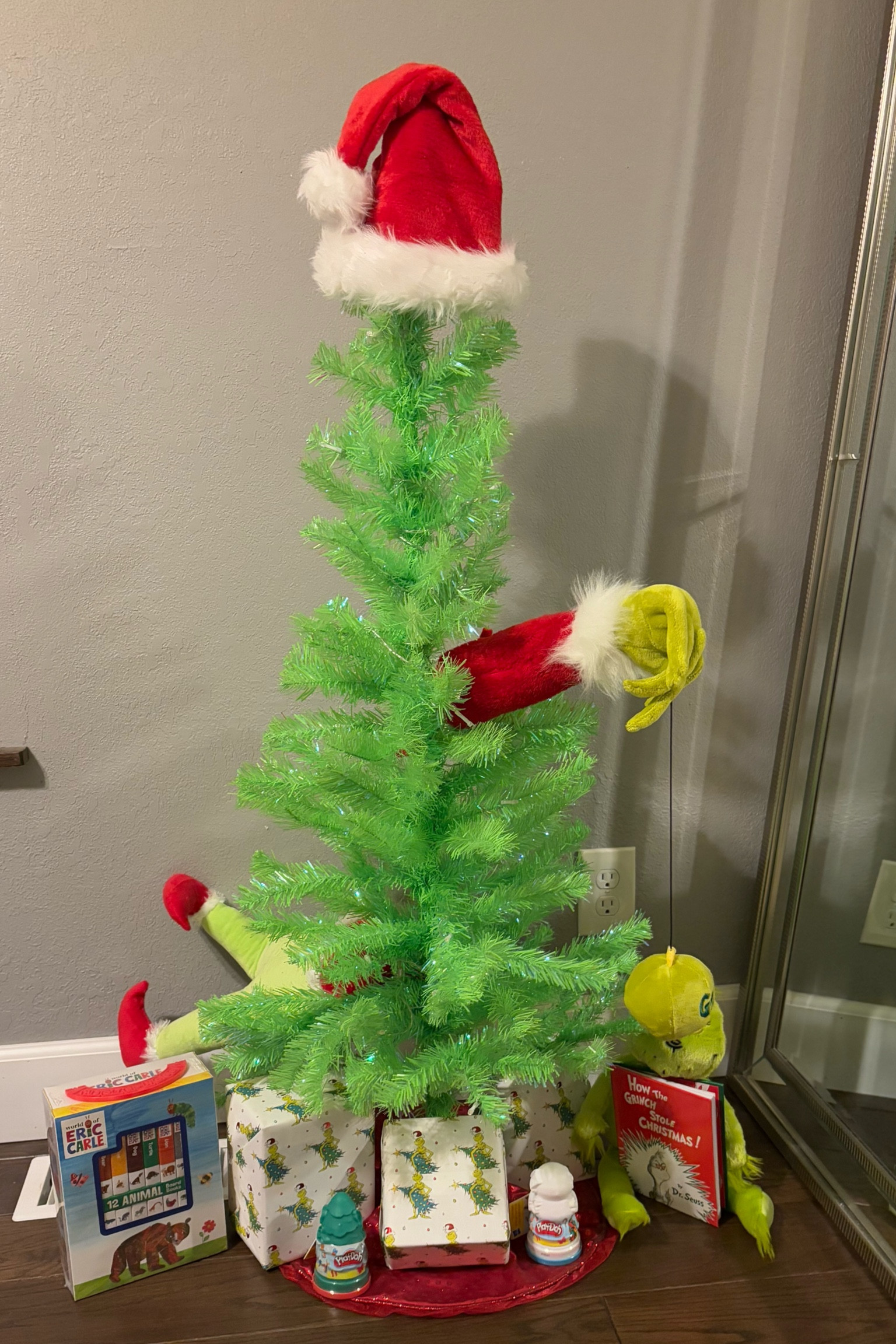 Kids grinch tree// Christmas 2024 

#LTKFindsUnder50 #LTKKids #LTKSeasonal