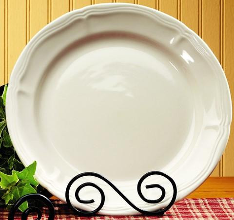 Black Iron Scroll Plate Holder for Tabletop or Wall Mount - S shaped Scroll | Walmart (US)