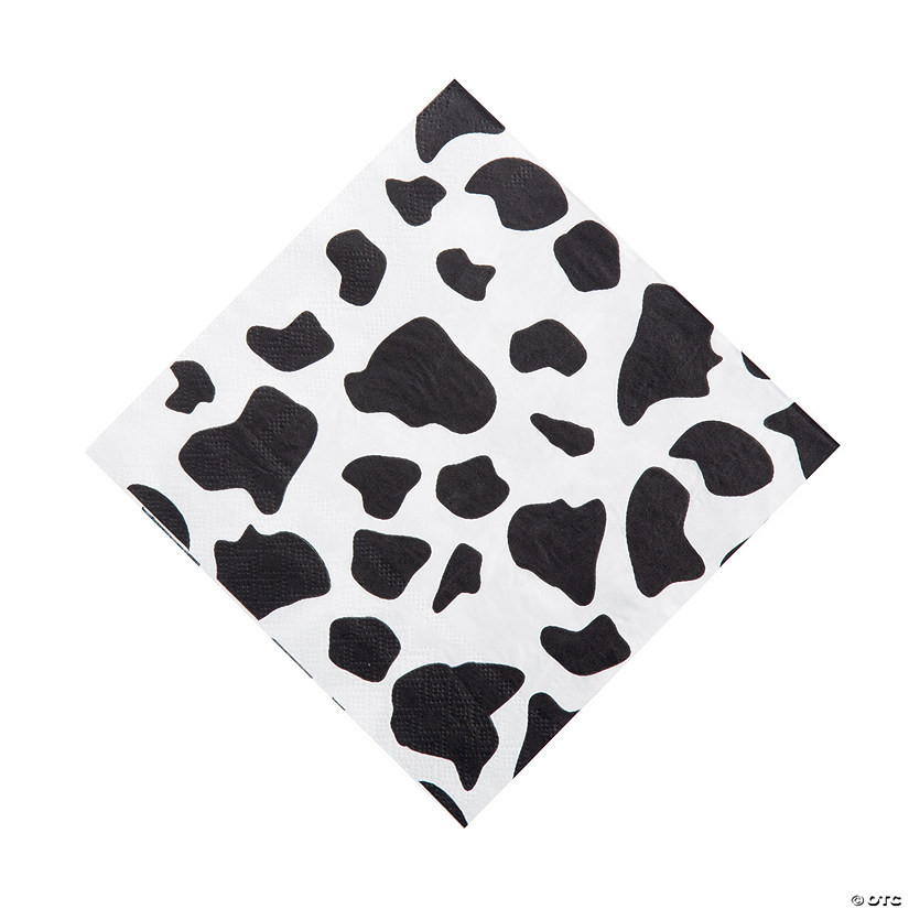 Cow Print Luncheon Napkins - 16 Pc. | Oriental Trading Company