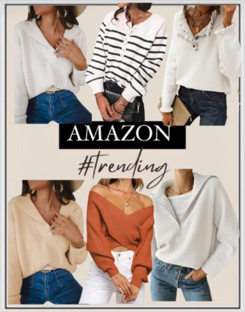 Amazon sweaters 

#LTKsalealert #LTKunder50 #LTKstyletip