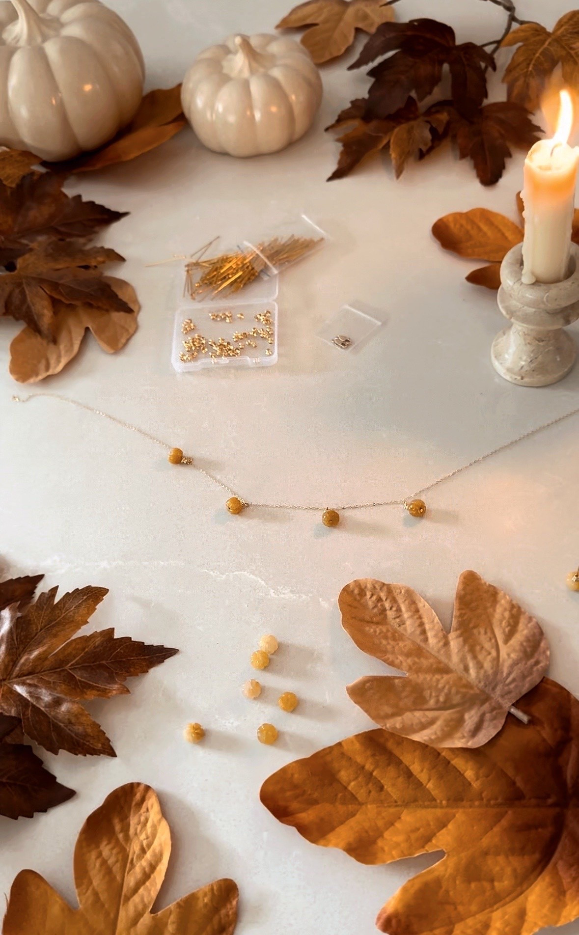 Fall jewelry DIY? Yes please! I made this jewelry set in 2024 and it’s held up! So cute and whimsical. 🎃

#LTKmomlife #LTKSeasonal #LTKHome