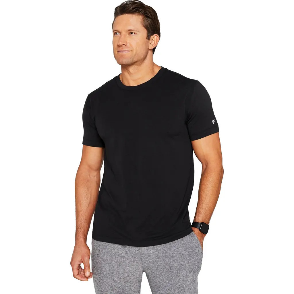 Fabletics Men's The 24-7 Tee in Black at Nordstrom, Size X-Large | Nordstrom