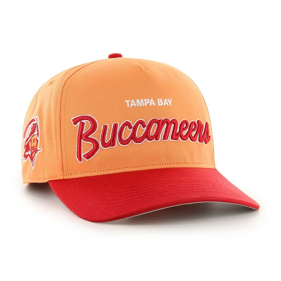 Men's Tampa Bay Buccaneers '47 Orange/Red Crosstown Two-Tone Hitch Adjustable Hat | NFL Shop