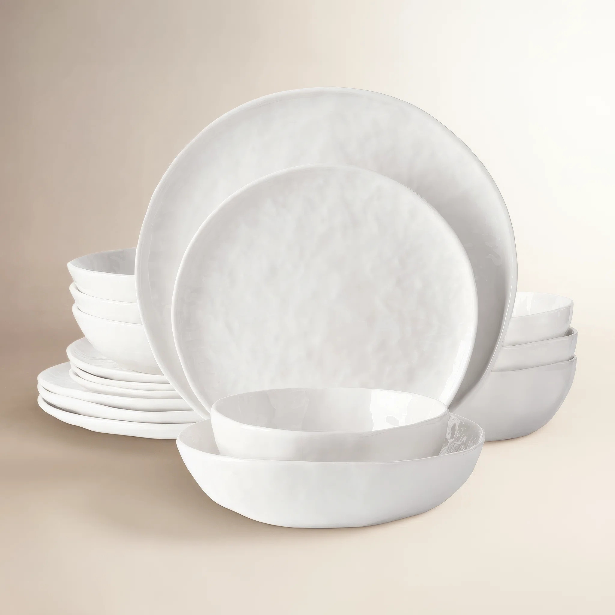 Sanjay Plates And Bowls Sets, 16 Piece Dinnerware Sets | Wayfair North America