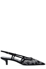 Gucci GG Slingback Pointed Toe Pumps | Cettire Global