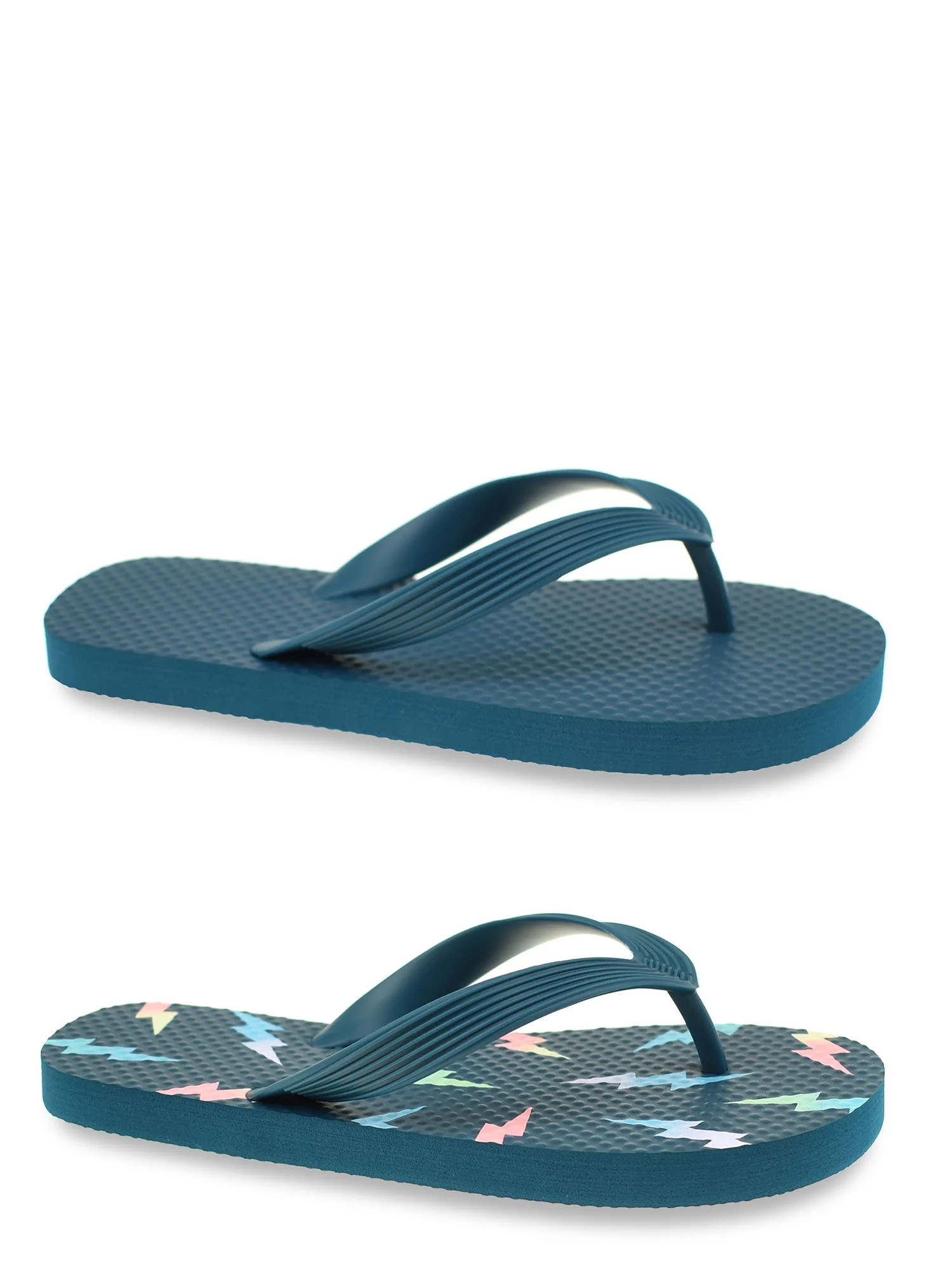 Wonder Nation Kids Unisex Flip Flops, 2-Pack | Walmart (US)