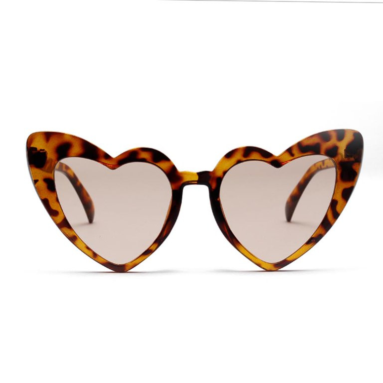 New Fashion Love Heart Sunglasses Women cute sexy retro Cat Eye Vintage cheap Sun Glasses red fem... | Walmart (US)