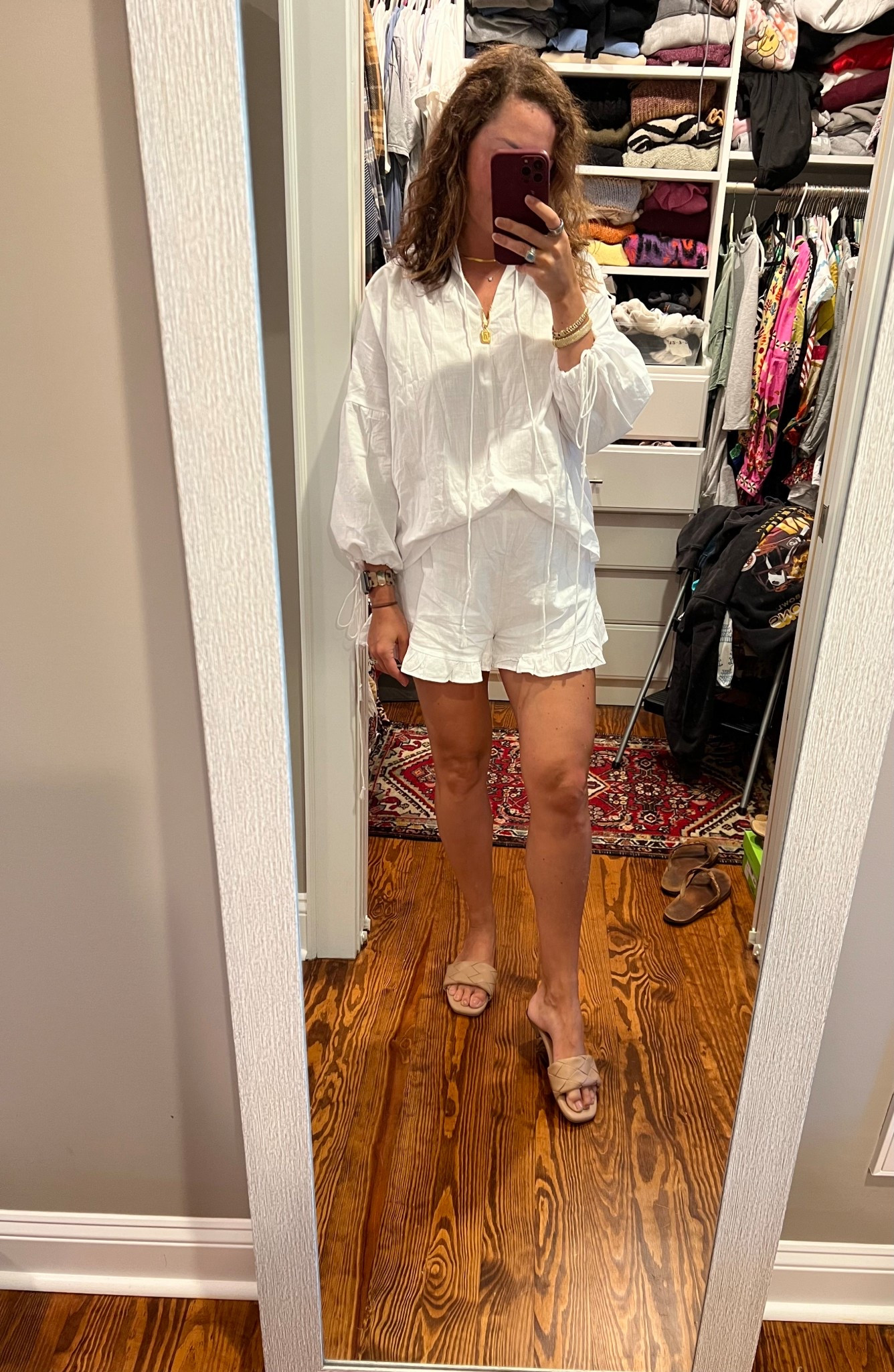 The cutest linen set from Amazon! Runs smaller. I sized up and am wearing a Large!

#LTKFindsUnder50 #LTKSeasonal #LTKTravel