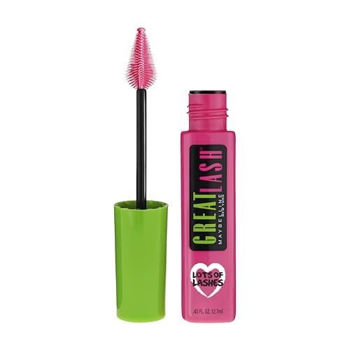 Maybelline Great Lash Lots Of Lashes Washable Mascara, Volumizing, Thickening and Curling Mascara, Very Black, 1 Count | Amazon (US)