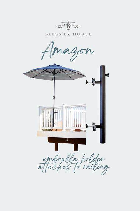 Amazon umbrella holder, railing holder, attachment, deck, patio umbrella holder 

#LTKSeasonal #LTKhome #LTKFind