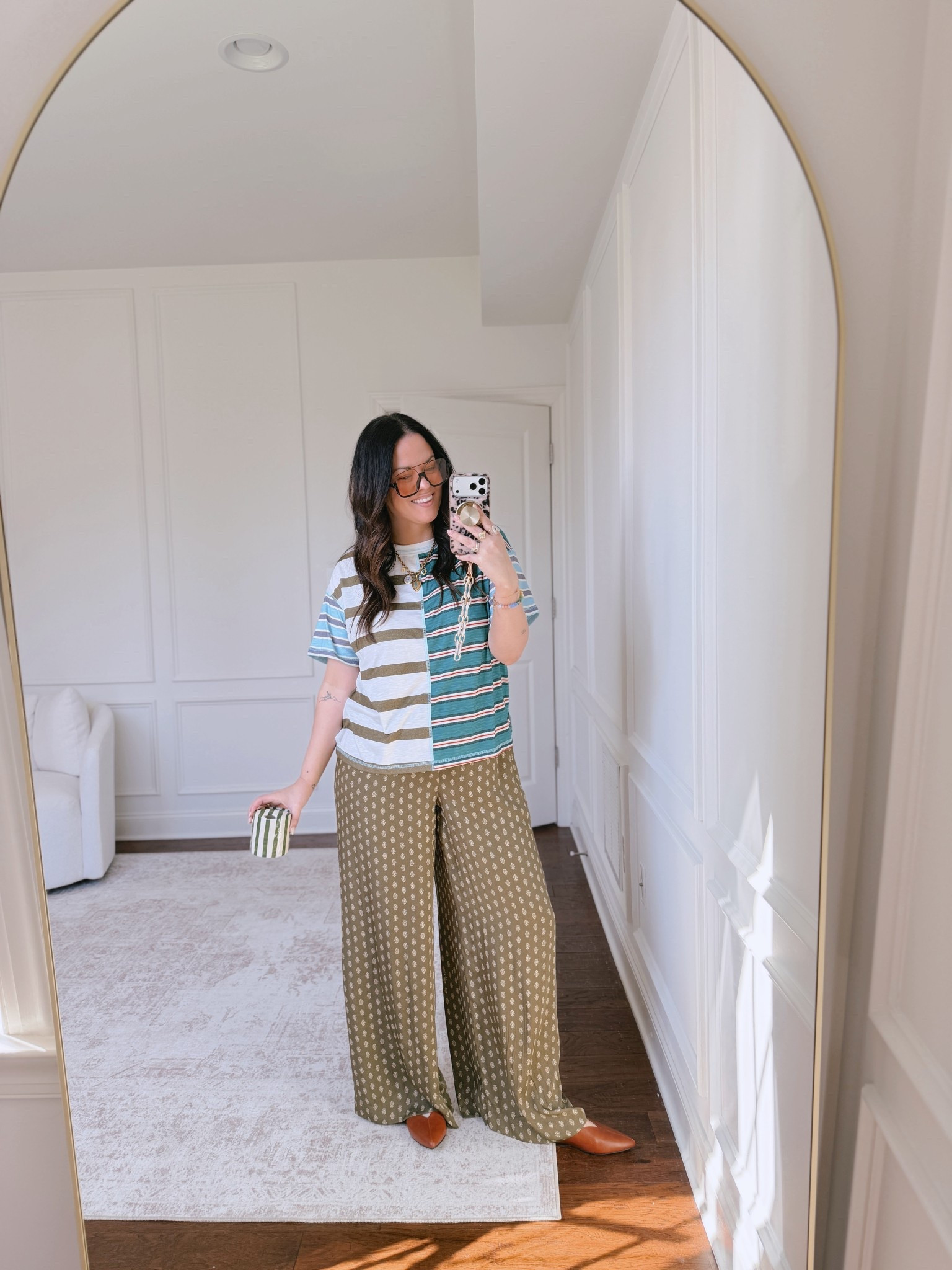 Another way to style these fun “pajama” pants.. love it with this striped tee! 

#LTKootd #LTKMidsize #LTKmomlife
