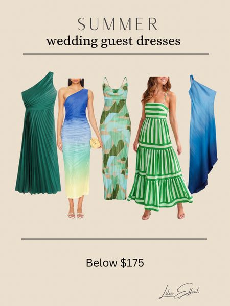 Summer wedding guest dresses below $175!

Green dress • blue dress • summer dress • bodycon dress • one strap dress • asymmetrical dress • maxi dress 

#LTKStyleTip #LTKWedding #LTKSeasonal