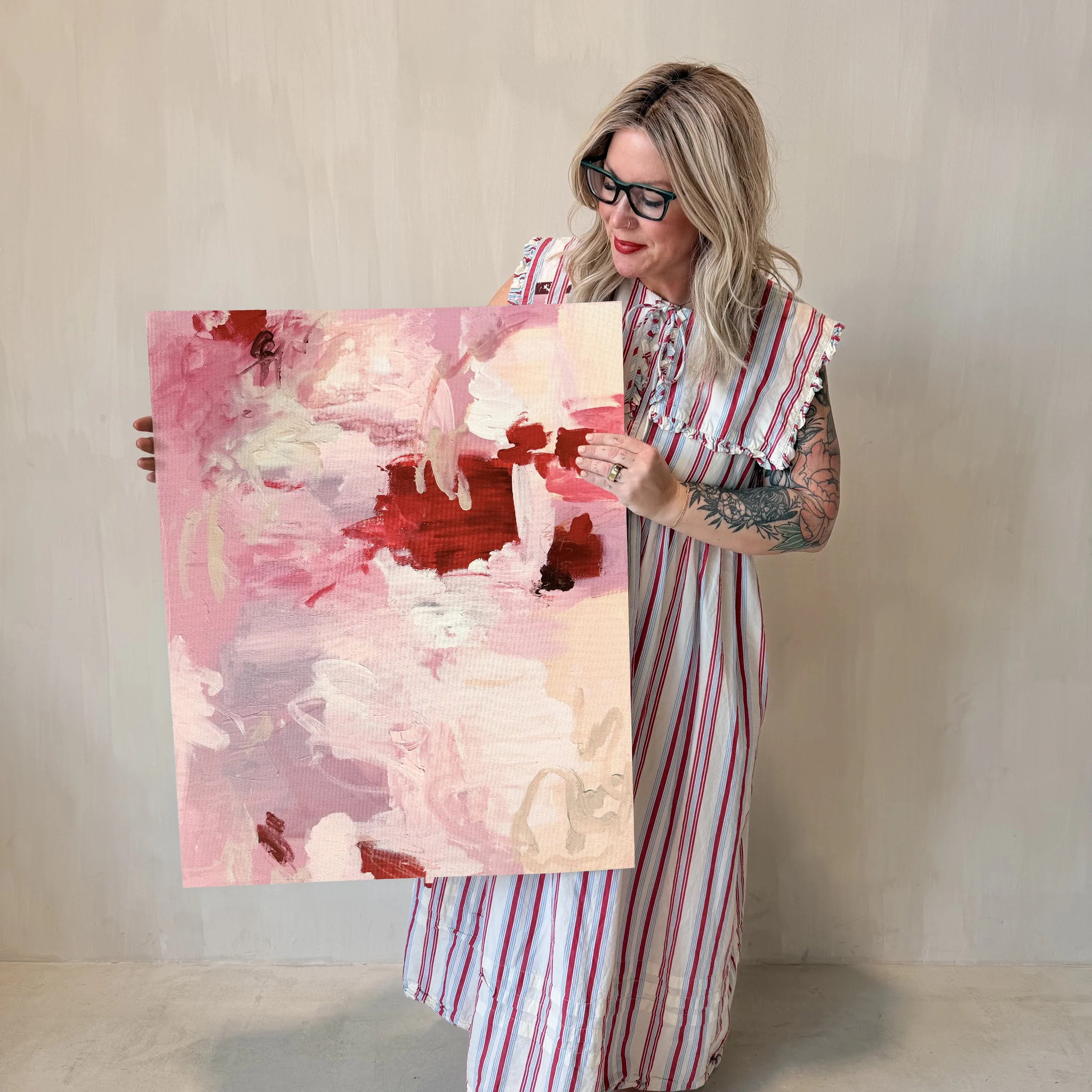 Cherry Bomb Luxe Art Print | Lindsay Letters, LLC