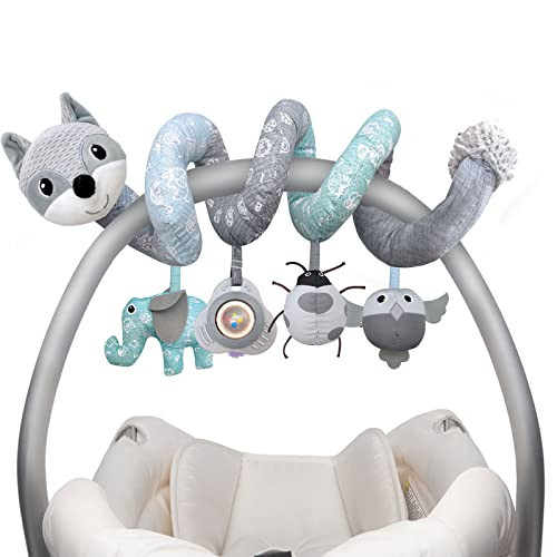 Car Seat Toys for Babies 0-6 Months Boys Girls Newborn Toys Stroller Toy, Carseat Toys Hanging Baby Infant Toy 0-3 Months for Carseat Stroller Crib with Music Rattle, Baby Gift for 0 3 6 9 12 Months | Amazon (US)