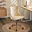 VINGLI Velvet Office Chair - Modern Upholstered Desk Chair with Adjustable Height, Tilting Mechan... | Amazon (US)
