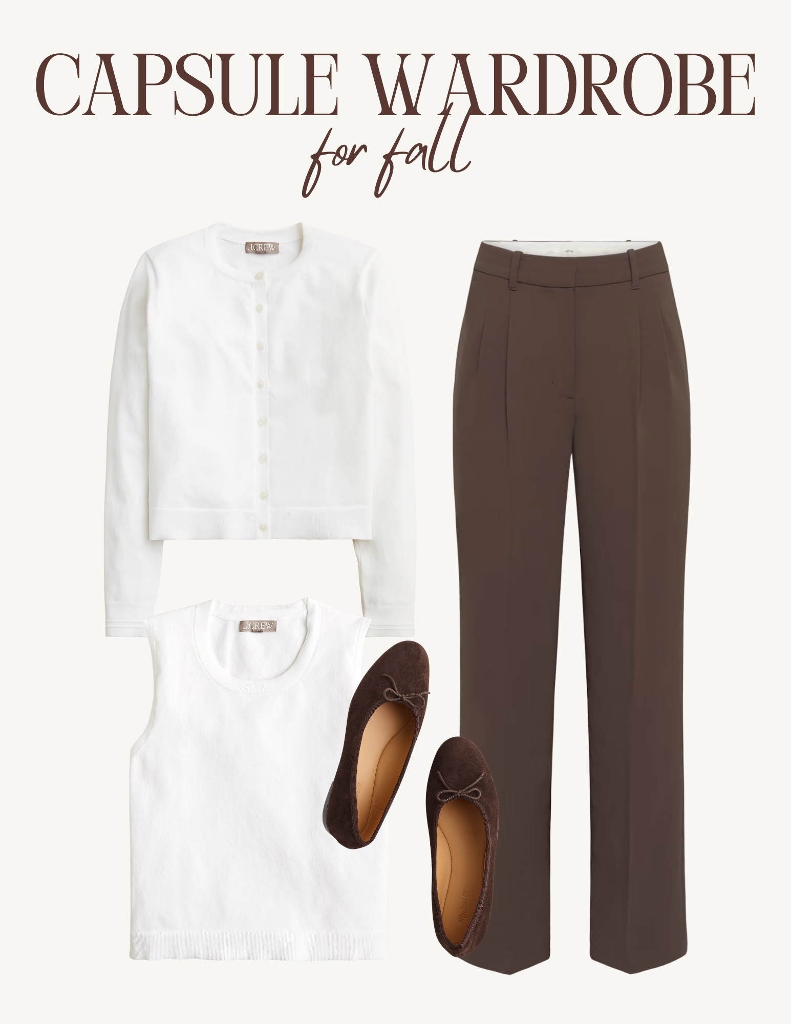 This capsule wardrobe outfit would be perfect for the office. They cardigan is a great workwear staple  

#LTKShoeCrush #LTKSeasonal #LTKStyleTip