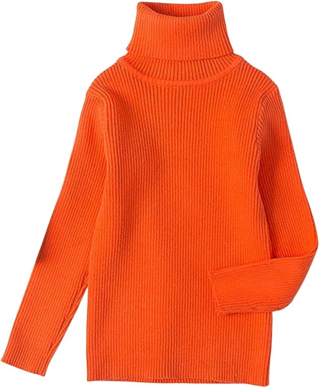 EISHOW Unisex Baby Boys Girls Warm Knit Sweater Pullover Long Sleeve Soft Turtleneck High Neck So... | Amazon (US)