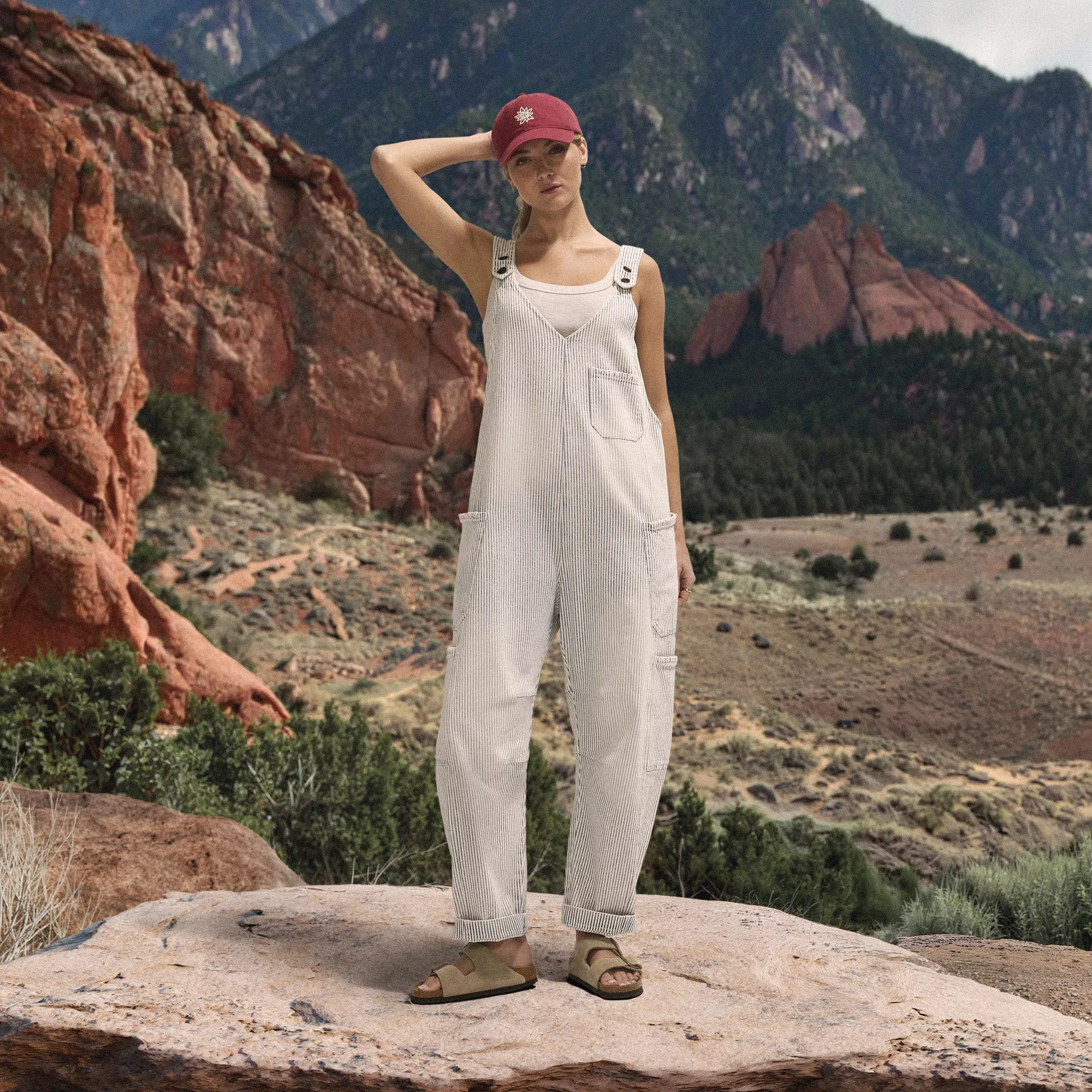 Alpine Design Women's Stripe Jumpsuit, XS, Railroad Stripe | DICK'S Sporting Goods