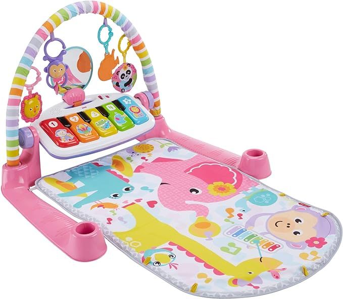 Fisher-Price Deluxe Kick & Play Piano Gym, Pink, Frustration Free Packaging [English] | Amazon (CA)
