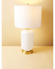 26in Glass Amaia Table Lamp | HomeGoods