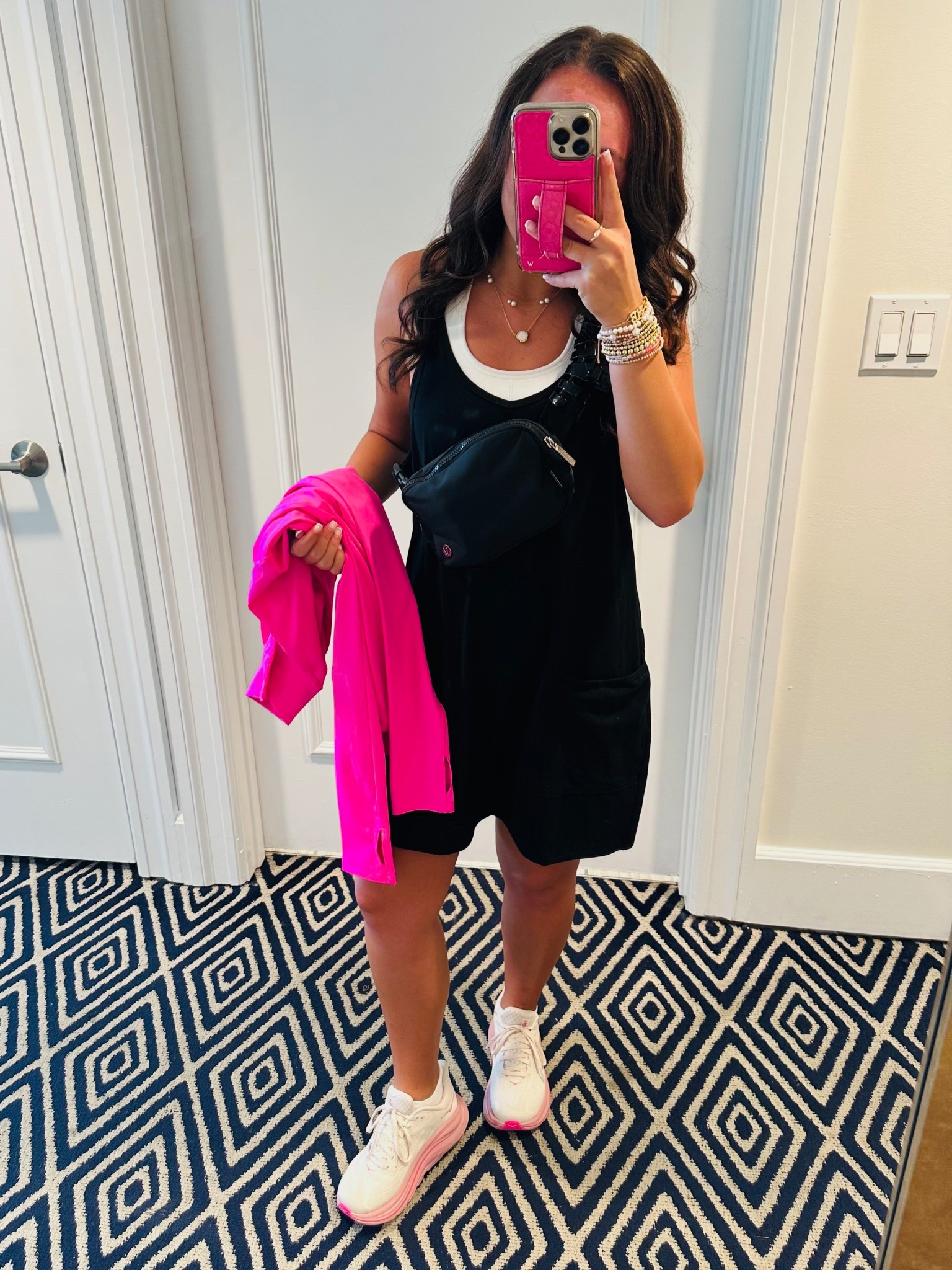 A comfy & cute outfit 🖤🩷 These Amazon tank dresses are my favorite! 

#LTKTravel #LTKActive #LTKootd