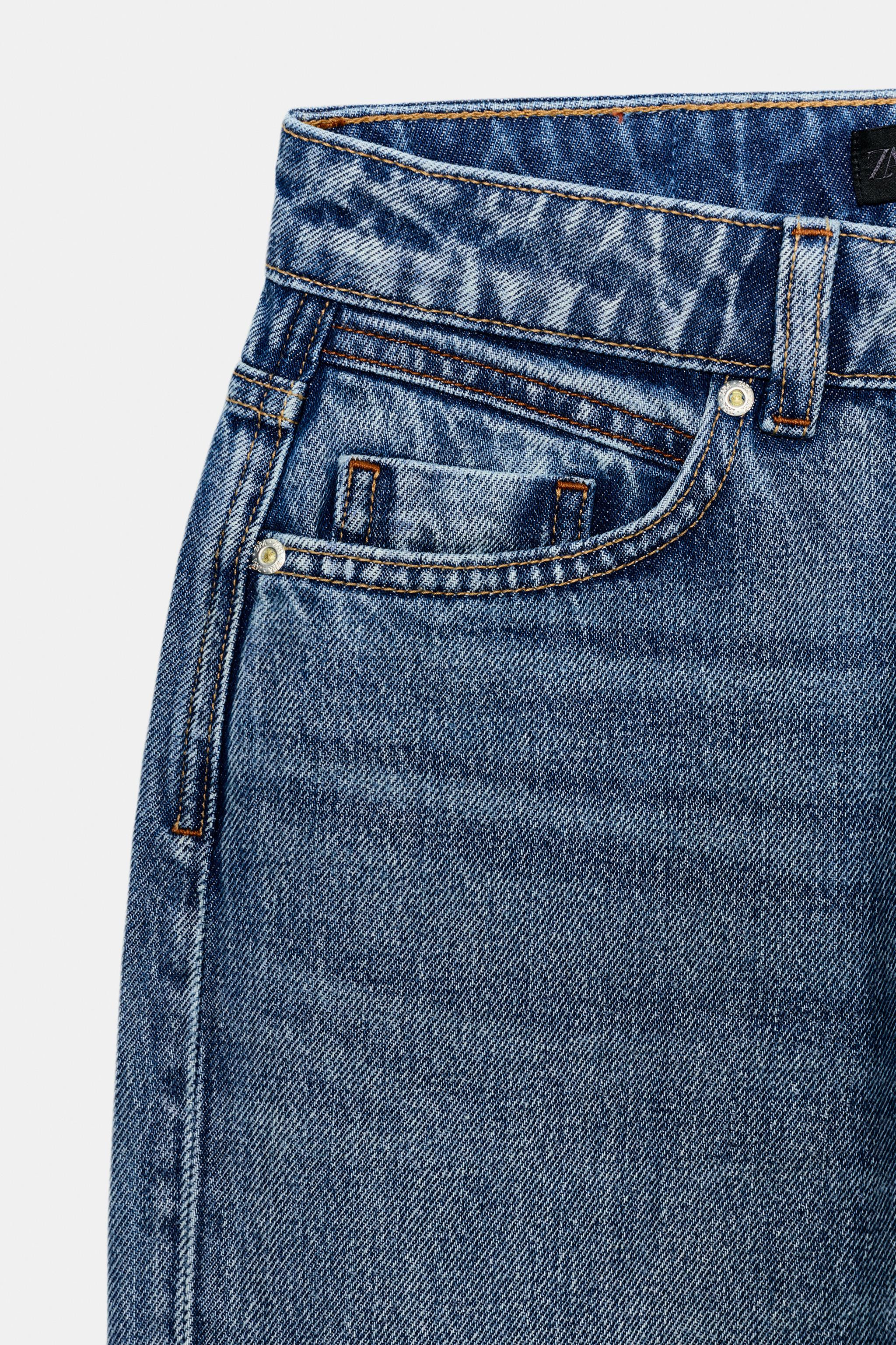 HIGH-WAIST - STRAIGHT LEG - LONG LENGTHHigh-waist jeans with five pockets. Straight and long leg.... | Zara UK