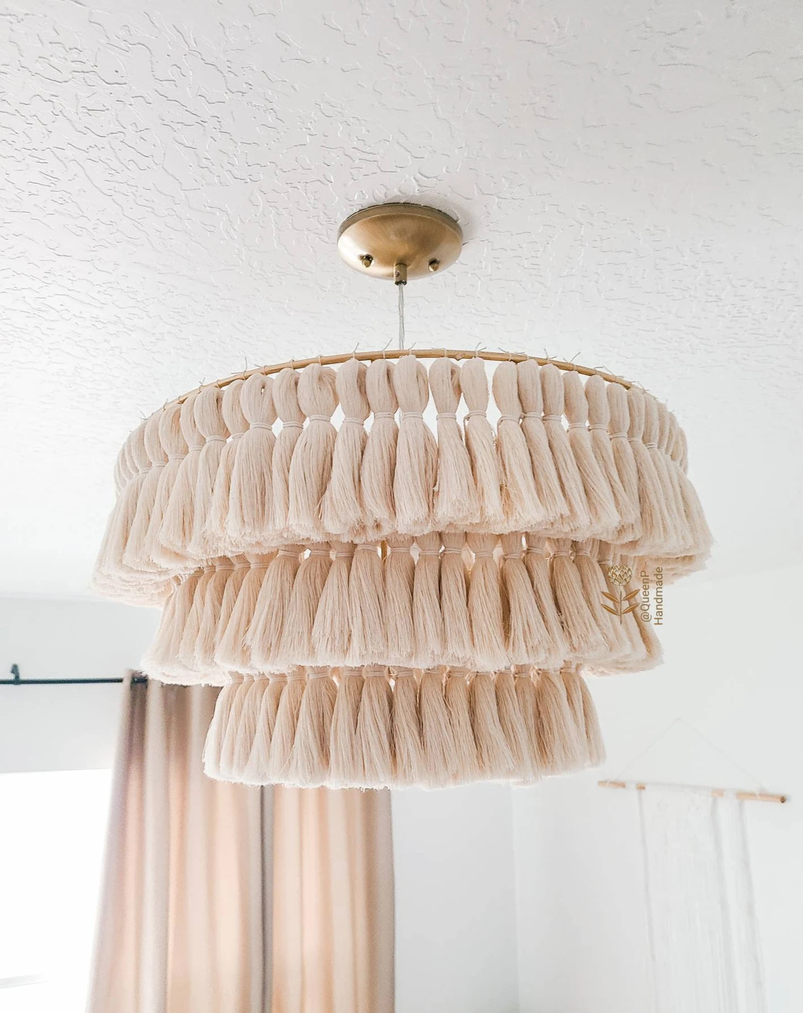 Tassel Chandelier, 3-Teired, 20" Diameter | Etsy (US)