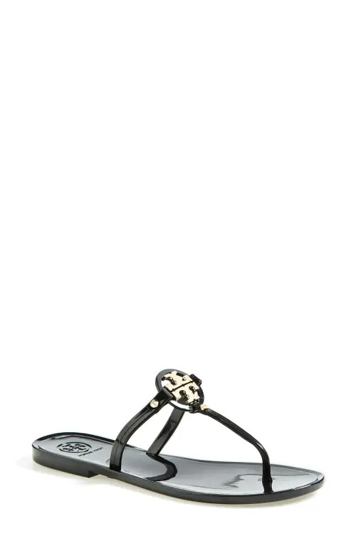 Tory Burch Mini Miller Sandal in Black at Nordstrom, Size 8 | Nordstrom