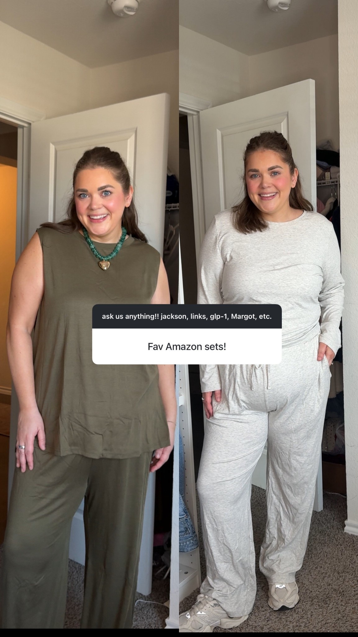 Amazon sets I love wearing xxl in both 

#LTKPlusSize