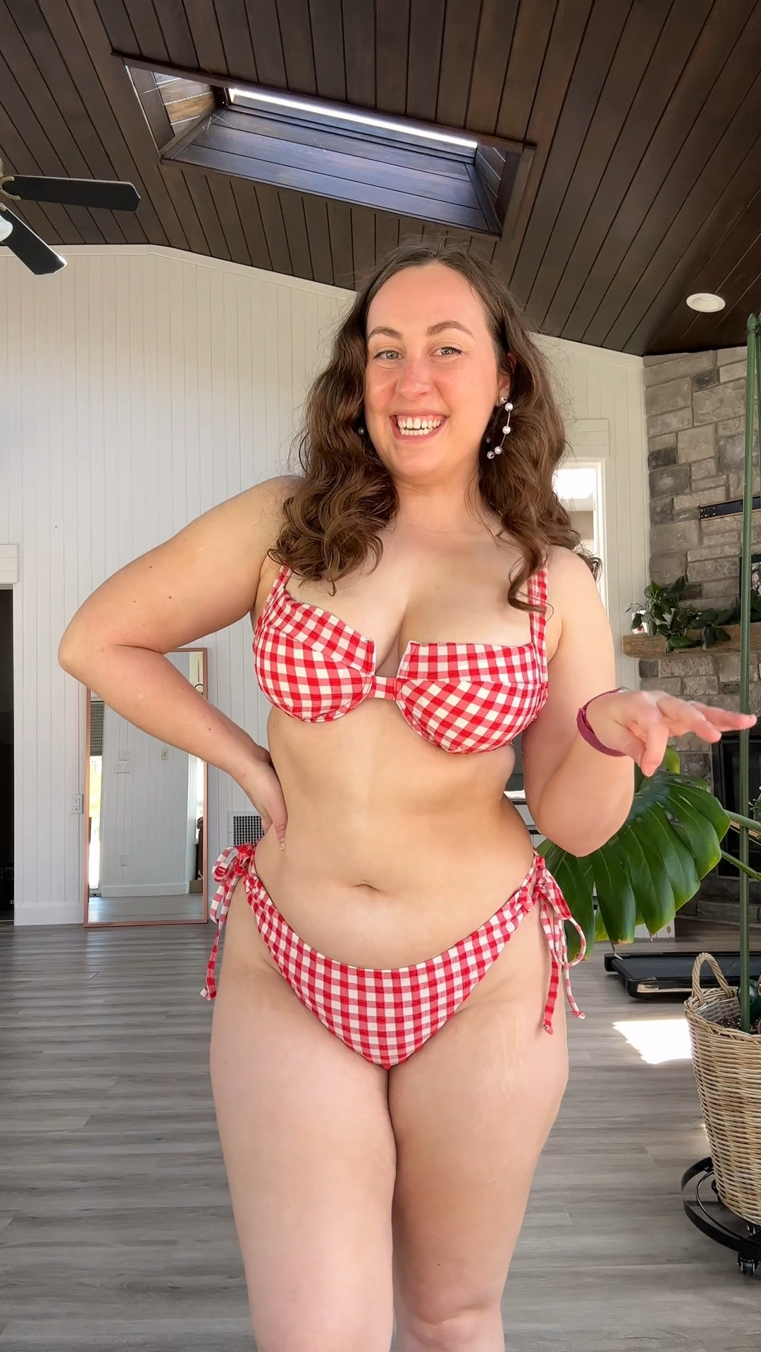 I tried a bunch of swimwear from @berlook - be sure to let me know which were your favourite! I normally don’t love a low rise bikini and feel self conscious in them, but I loved the gingham one! I really like how Berlook suits fit on my midsized curvy body - the first 2 are my 

#LTKMidsize #LTKSwim #LTKTravel