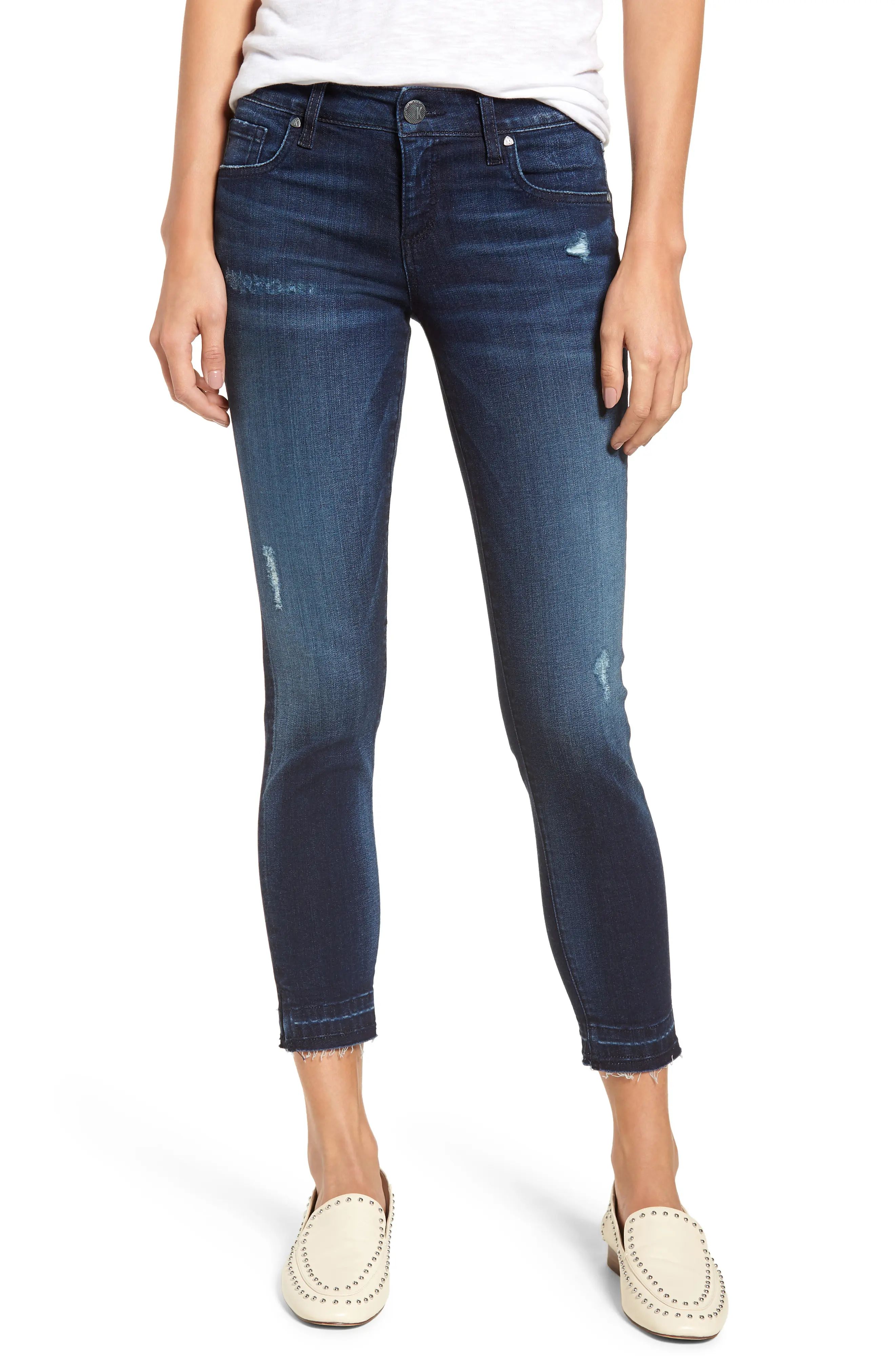 KUT from the Kloth Donna Release Hem Skinny Ankle Jeans (Civility) (Regular & Petite) | Nordstrom
